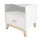 Alaterre Furniture MOD 19 1/2"W One Drawer Nightstand AJMD0120WH - alternate 2